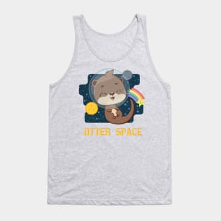 Otter space pun design Tank Top